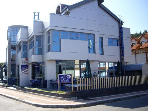 La Traina Hotel Argonos Bagian luar foto